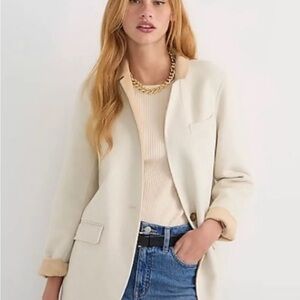 J. Crew Women's White Blazer